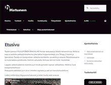 Tablet Screenshot of hatunen.fi